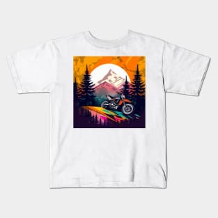 Riding Beyond Limits: Innovative Mountain Bike Styles for the Adventurous Spirit Kids T-Shirt